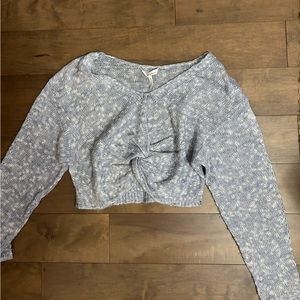 Nordstrom blue and white stripes sweater